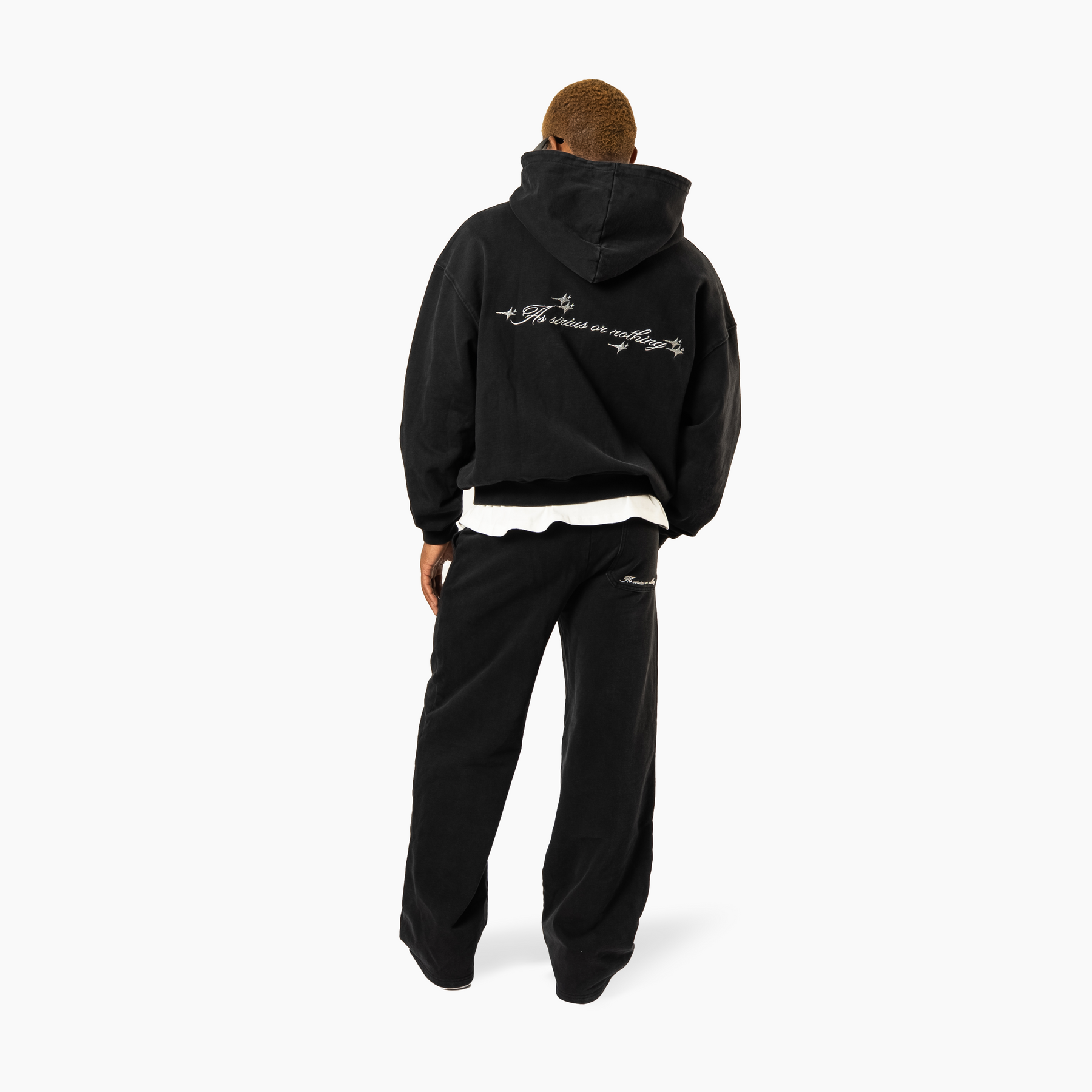 Zip Hoodie Double Stars