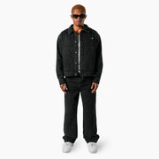 Denim Jacket Monogram - Noir