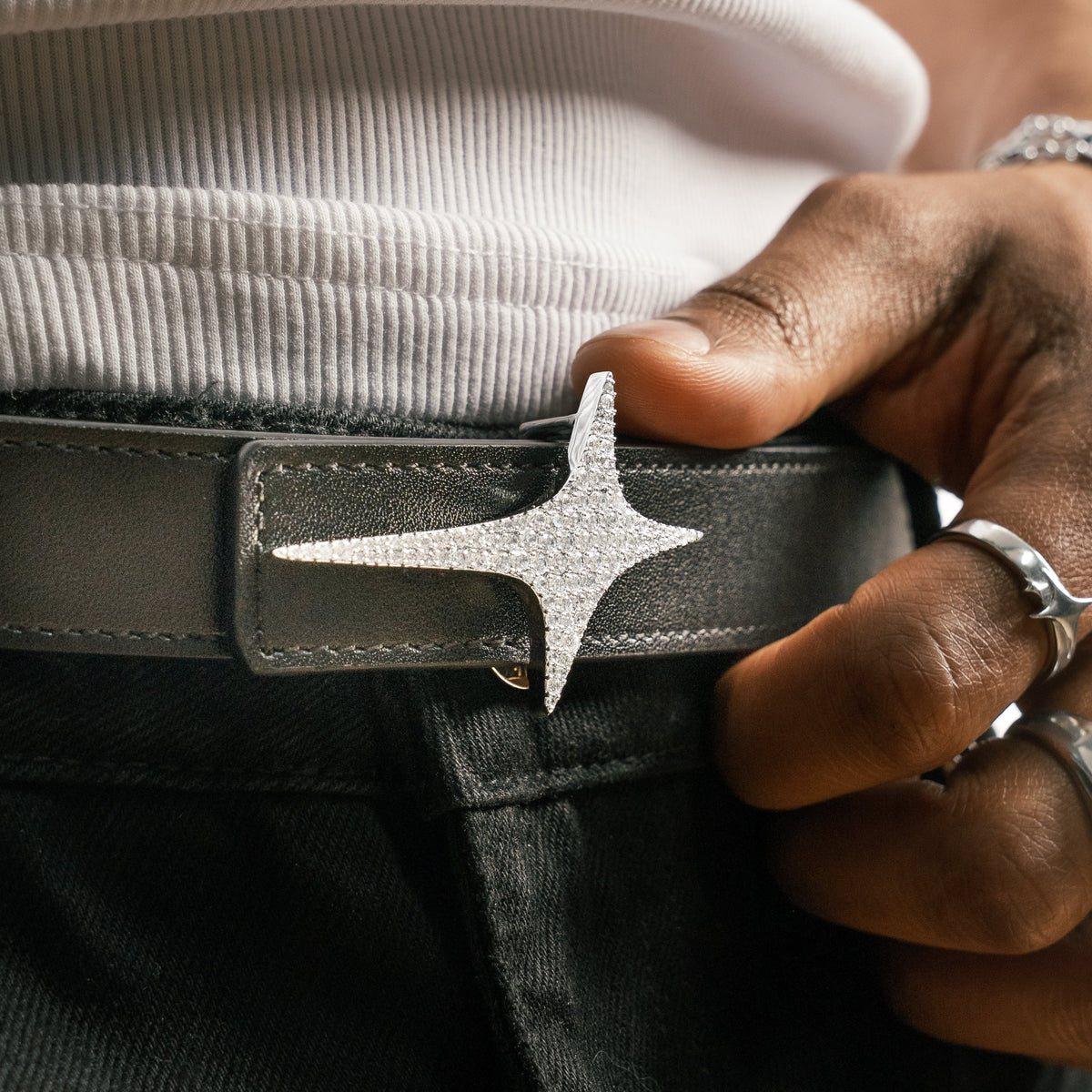 Slim Iced Icon Belt