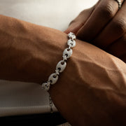 Bracelet Iced Coffee Beans - Argenté