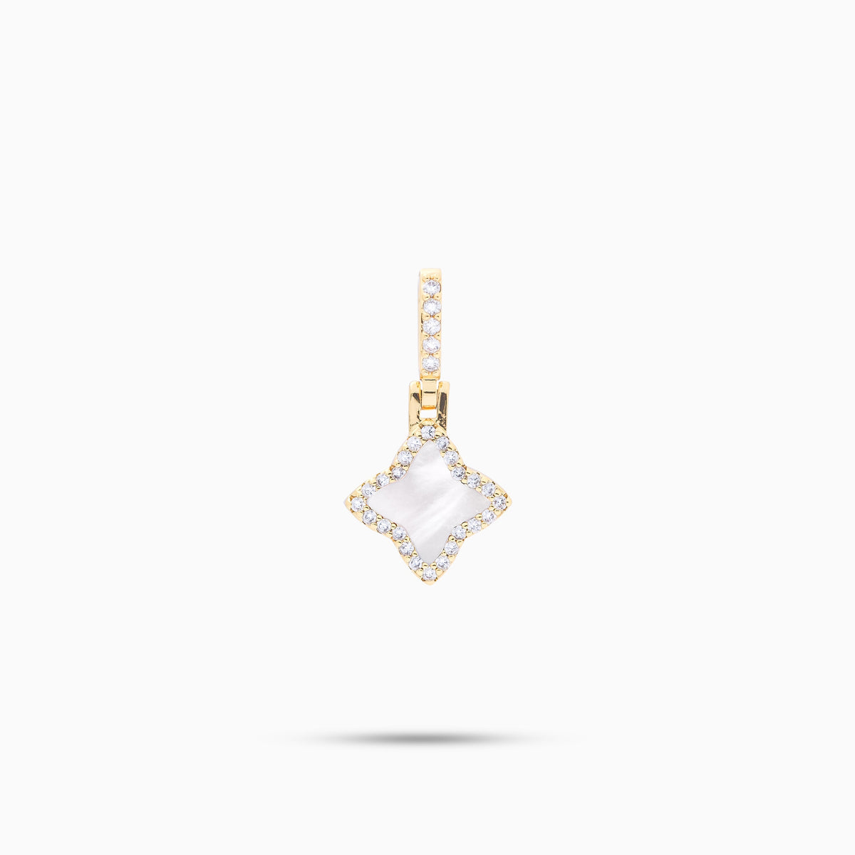 Flower dorée - Motif Blanc