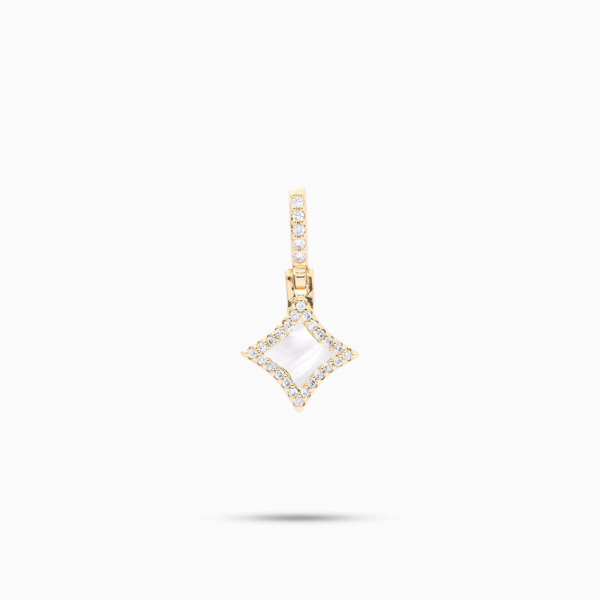 Star dorée - Motif Blanc
