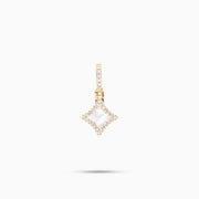 Star dorée - Motif Blanc