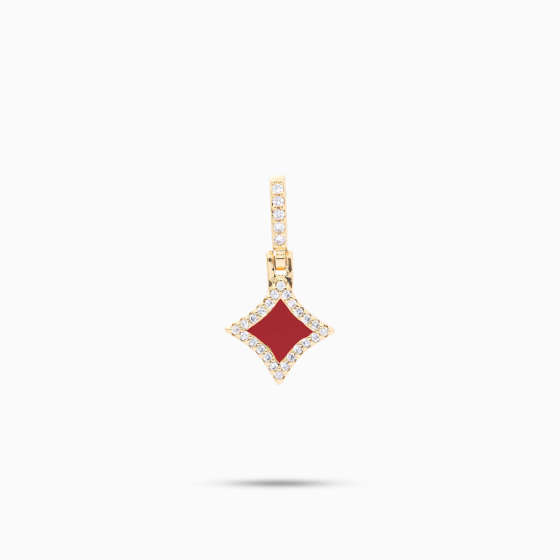 Star dorée - Motif Rouge