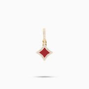Star dorée - Motif Rouge