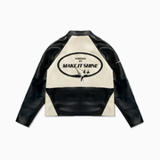 Leather Jacket Double Stars
