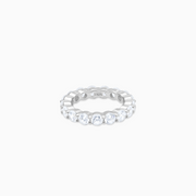 Eternity ring argentée - Blanc