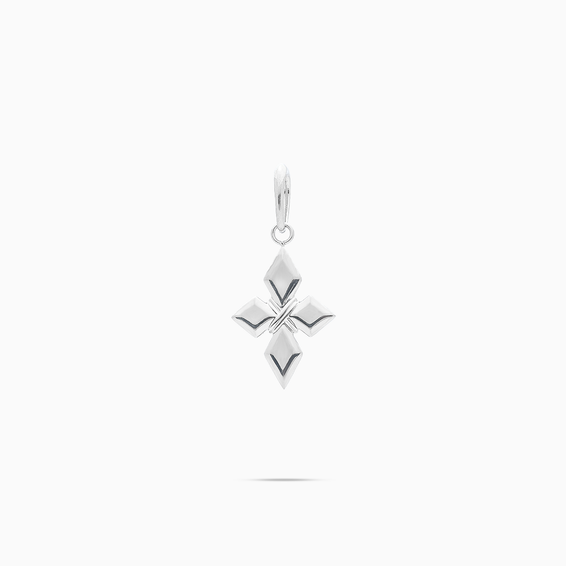 Pendentif Crossed Star - Argenté