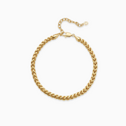 Bracelet Franco 3 mm doré