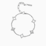 Bracelet Mixed Star & Flower Argenté