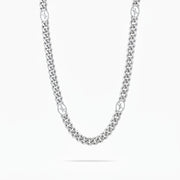 Chaîne Cuban link 6 mm Signature Argentée