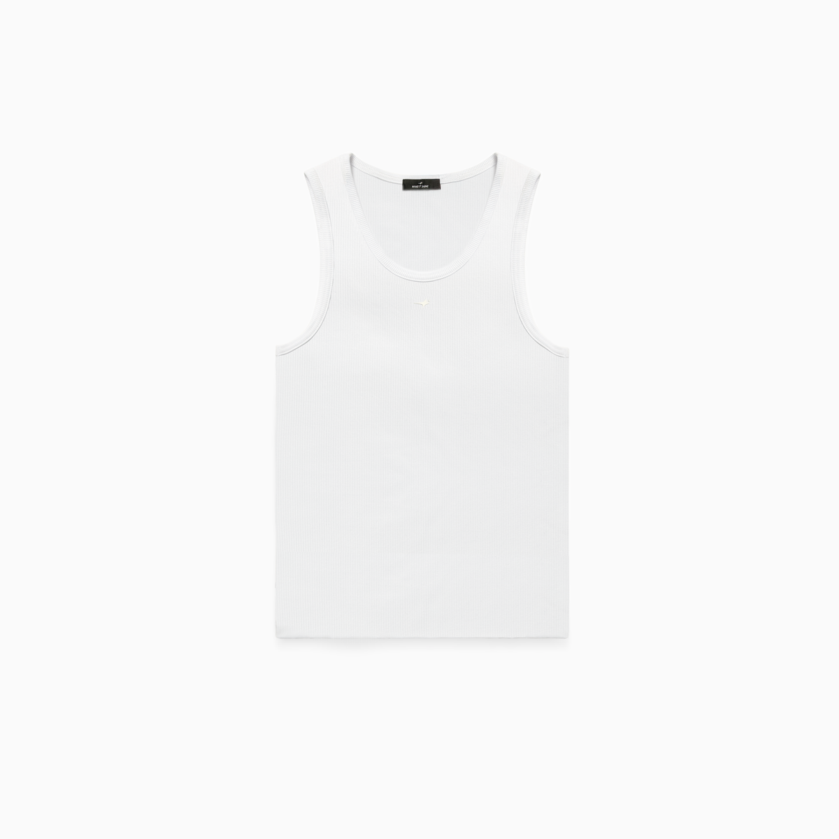 Rib Tank Signature - Blanc