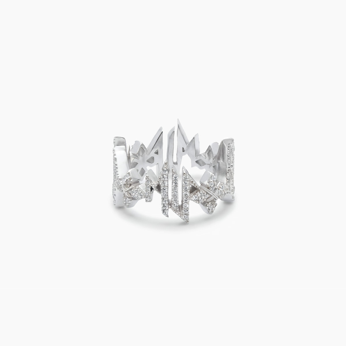 Iced MIS Ring - Argenté