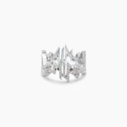 Iced MIS Ring - Argenté