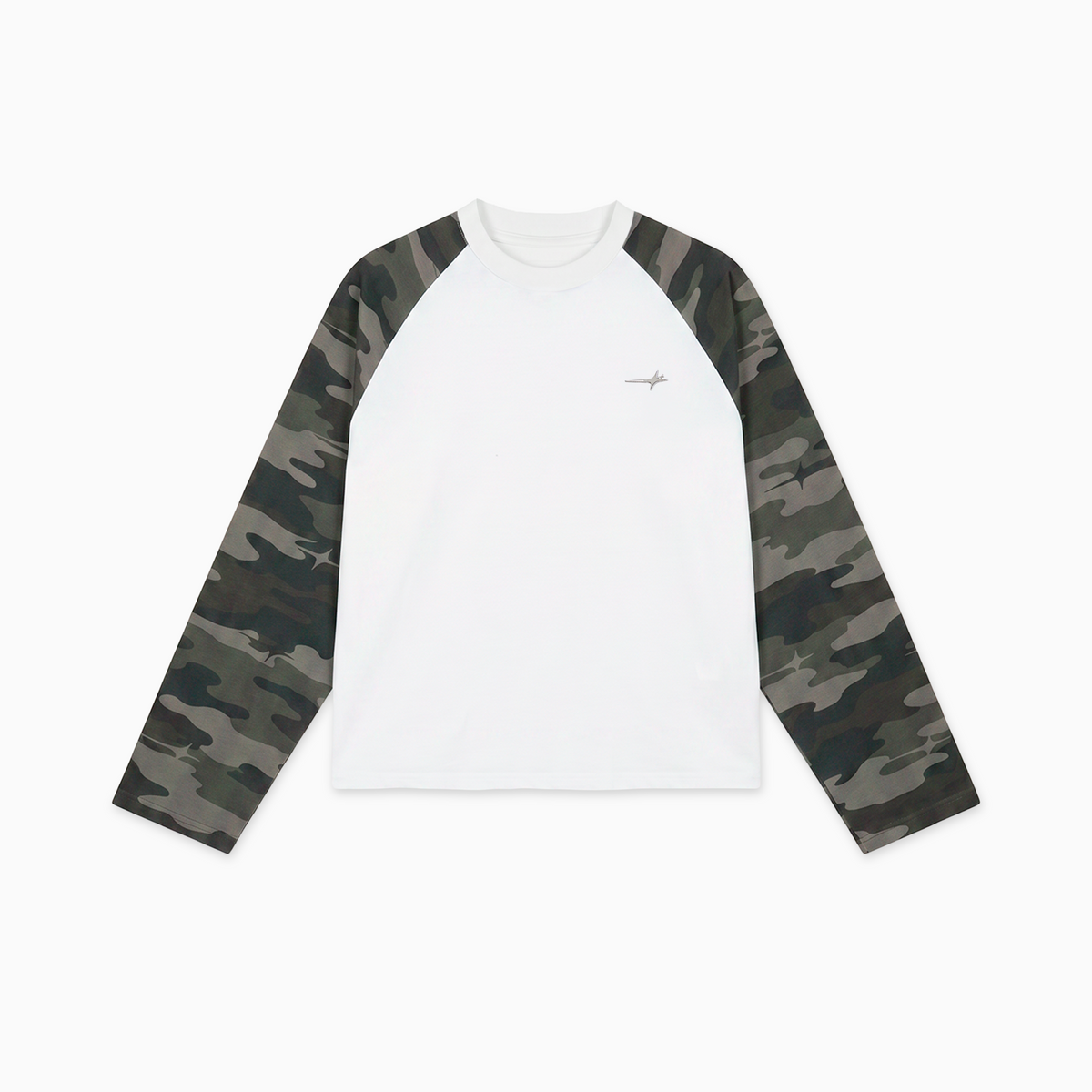 Camo waffle long sleeve - Vert