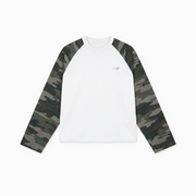 Camo waffle long sleeve - Vert