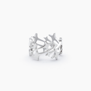 Monogram Ring Argenté