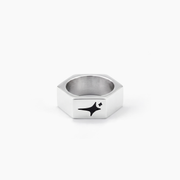 Nut ring argentée