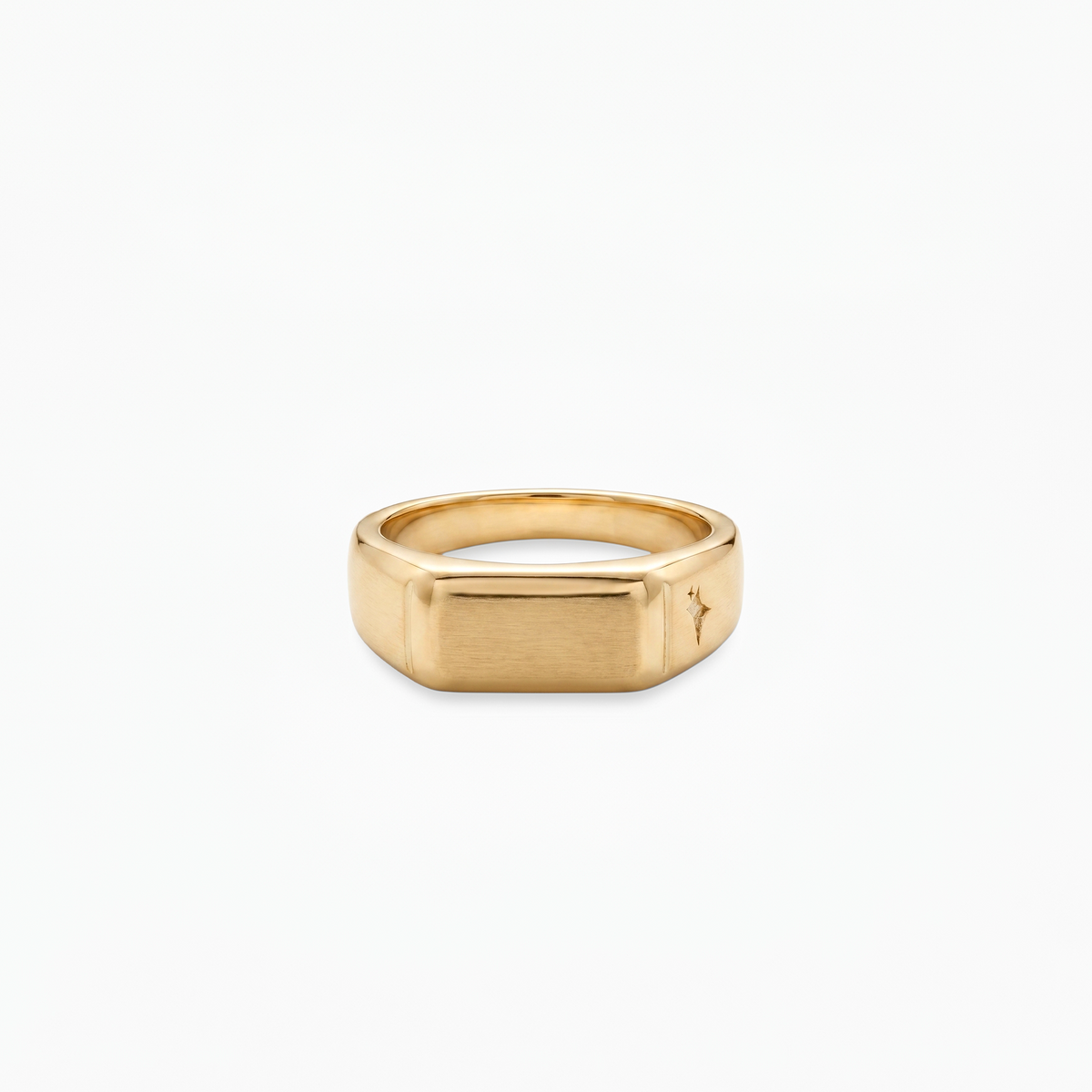 Signet ring dorée