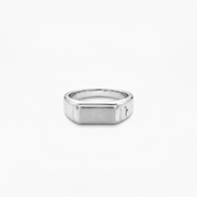 Signet ring argentée
