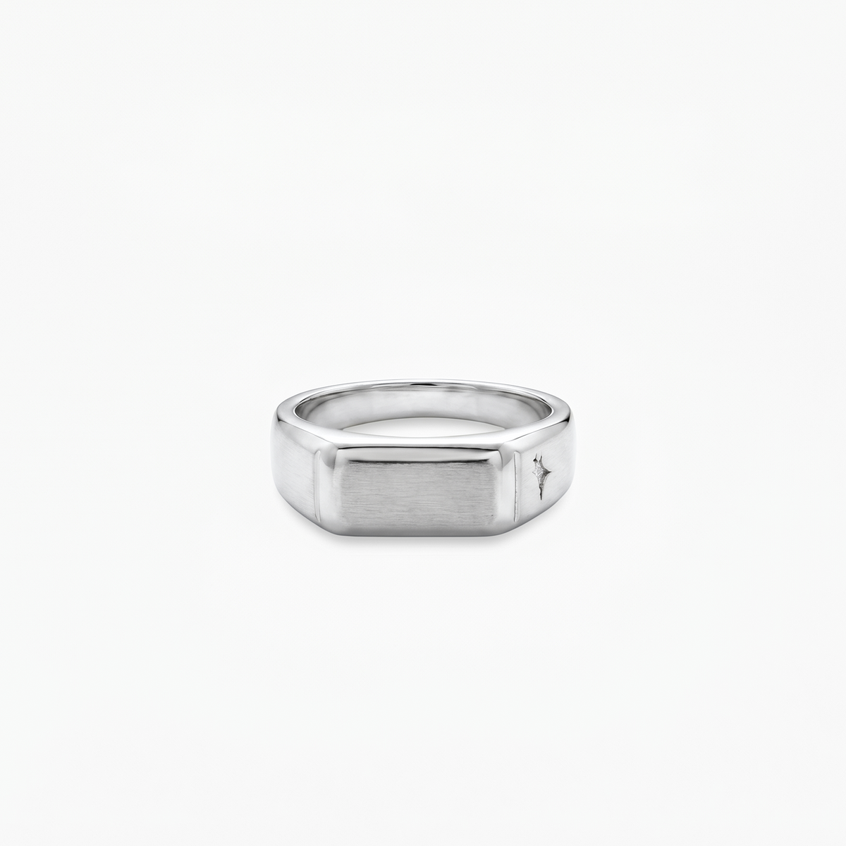 Signet ring argentée