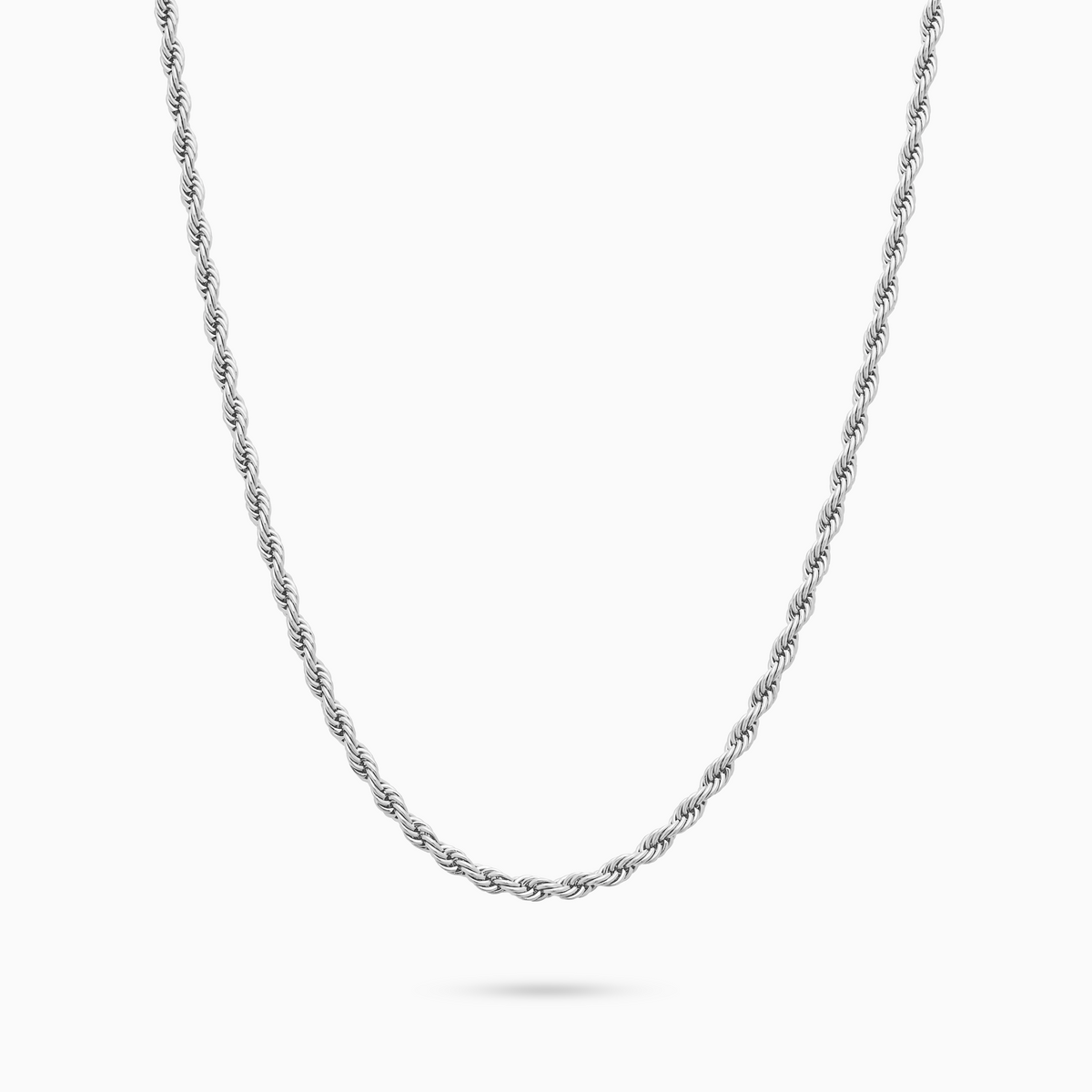 Chaîne Rope 2 mm argentée
