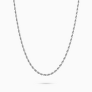 Chaîne Rope 2 mm argentée