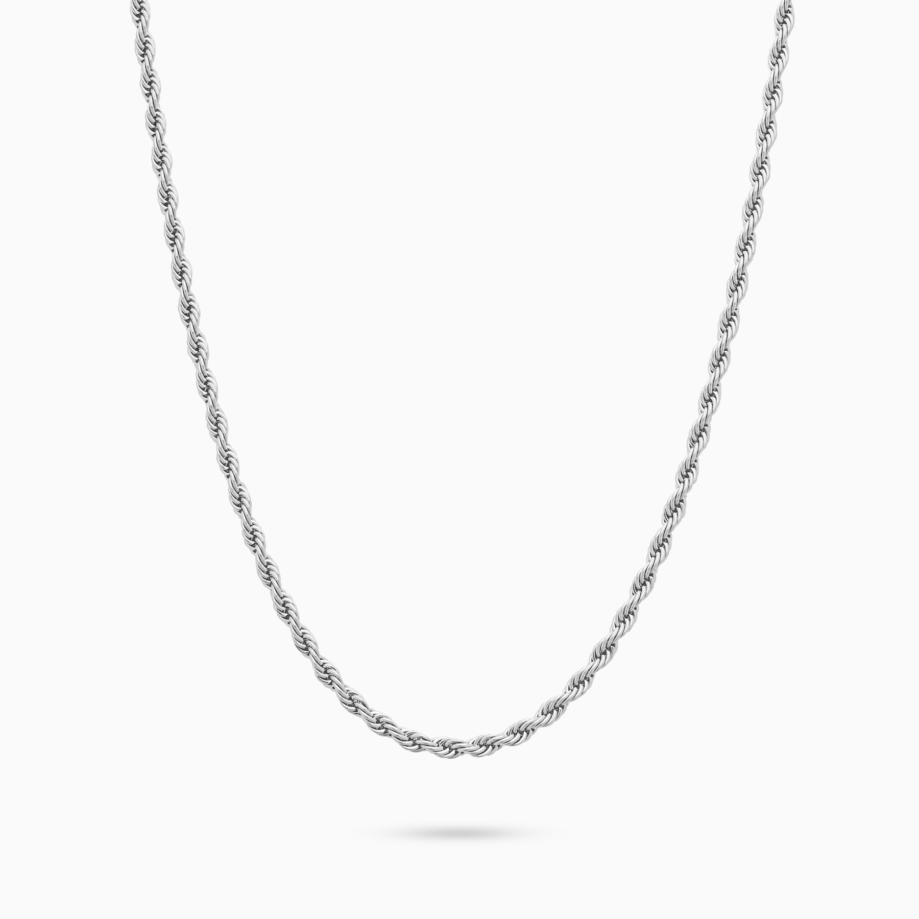Chaîne Rope 2 mm argentée
