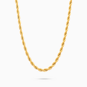 Chaîne Rope 4 mm dorée