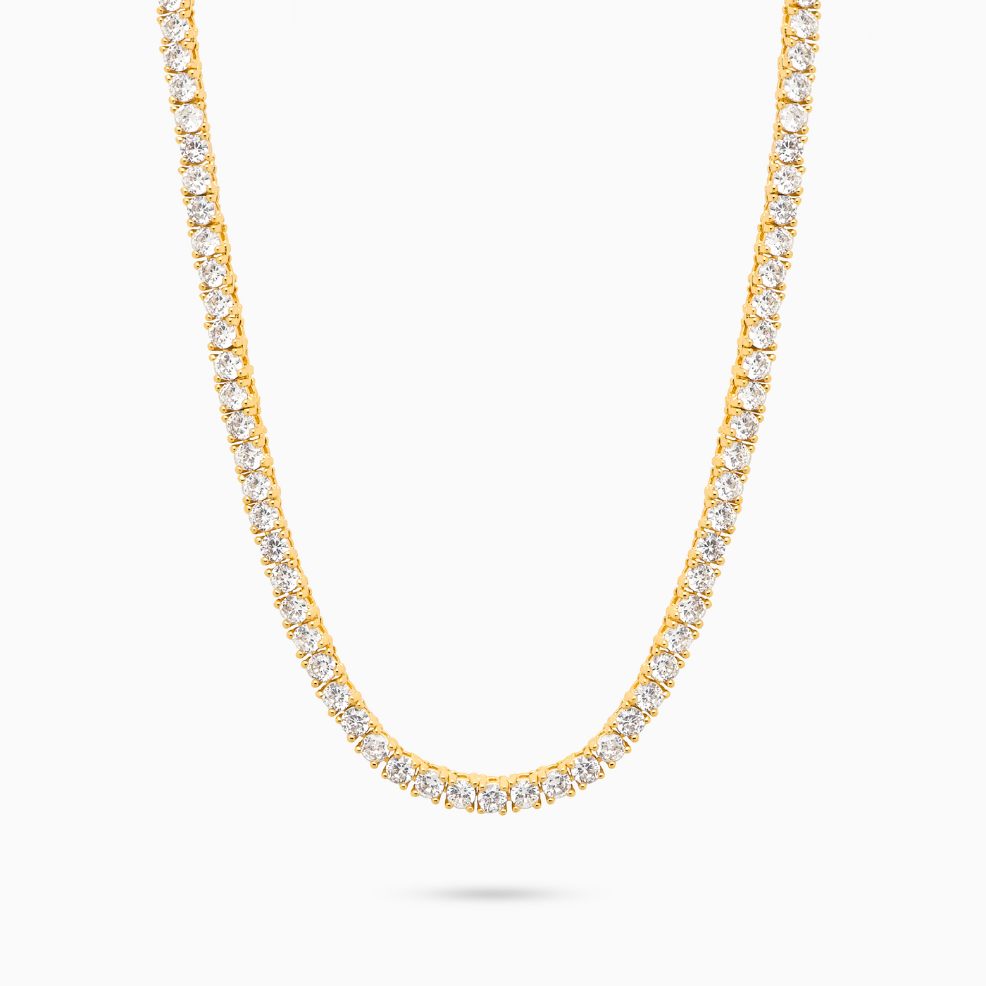 Chaîne Tennis 3 mm dorée