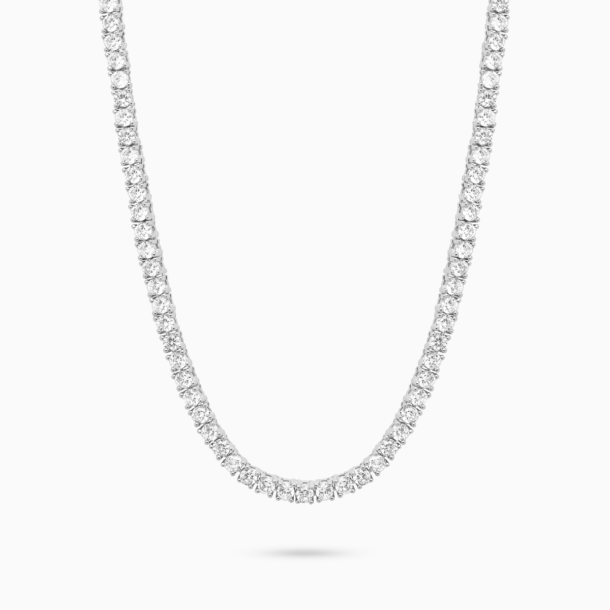 Chaîne Tennis 3 mm argentée