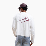 Long sleeve Twin Stars - Blanc