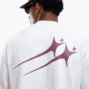 Long sleeve Twin Stars - Blanc
