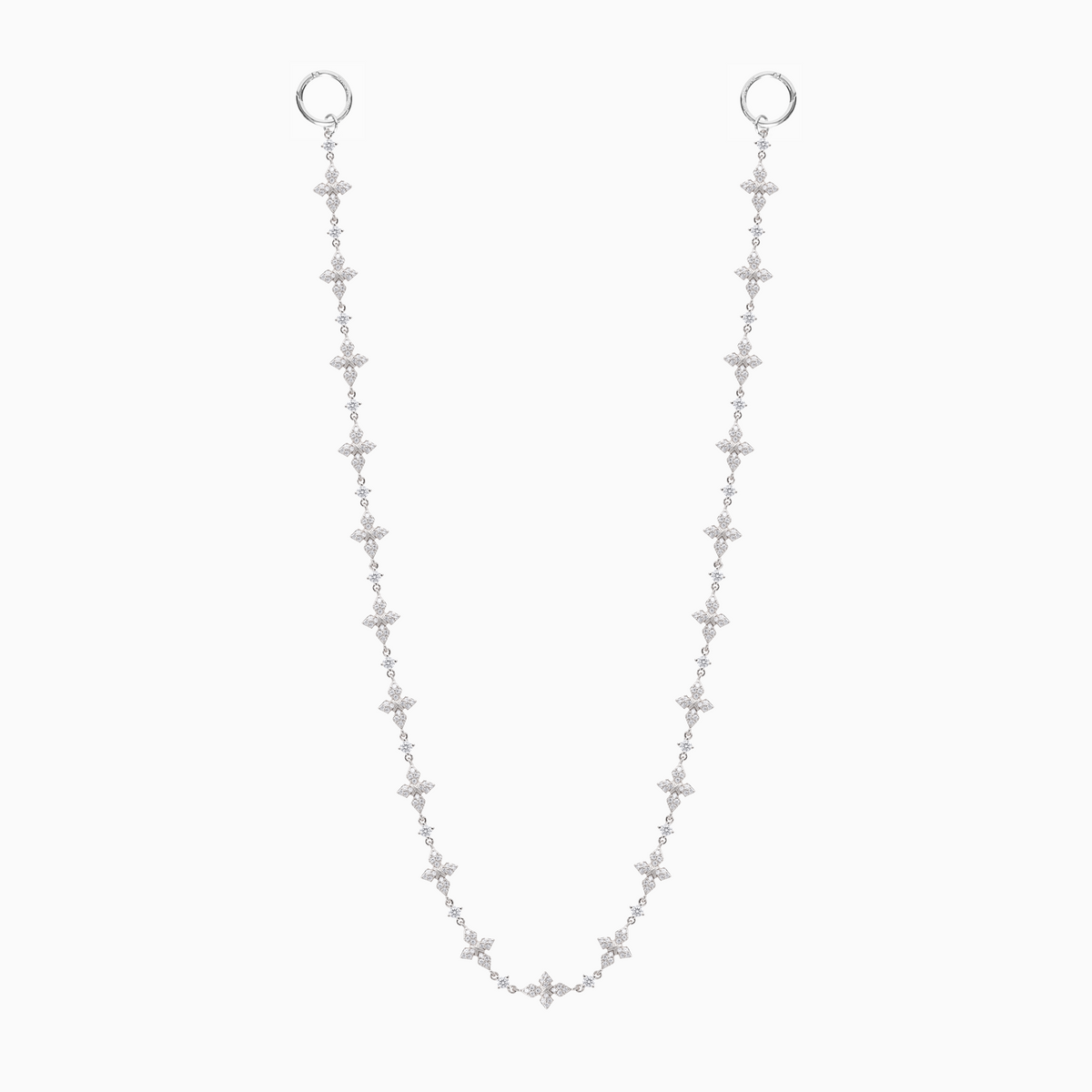 Wallet Chain Iced Celestial - Argenté